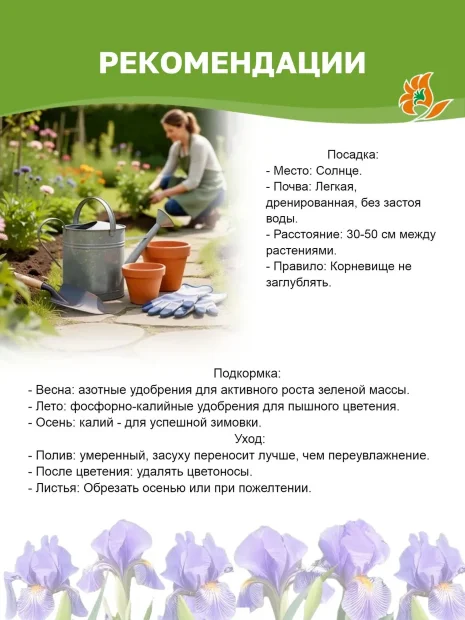 Ирис Рер Эдишн (бородатый)